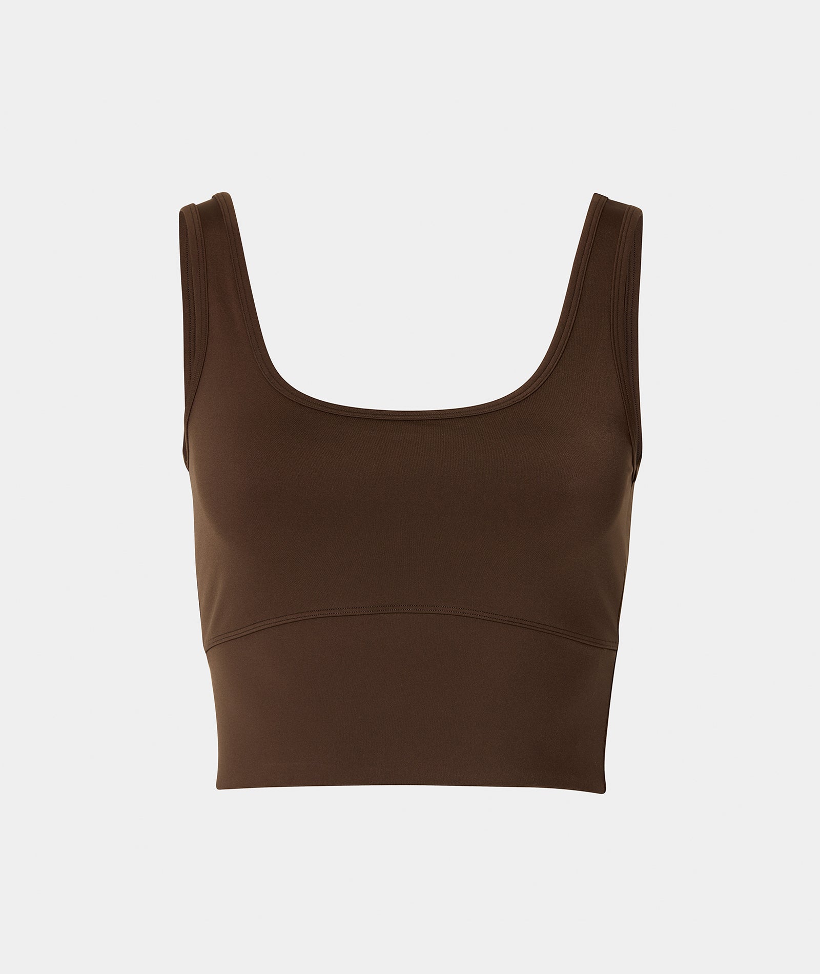CROPPED TANK - CHOC